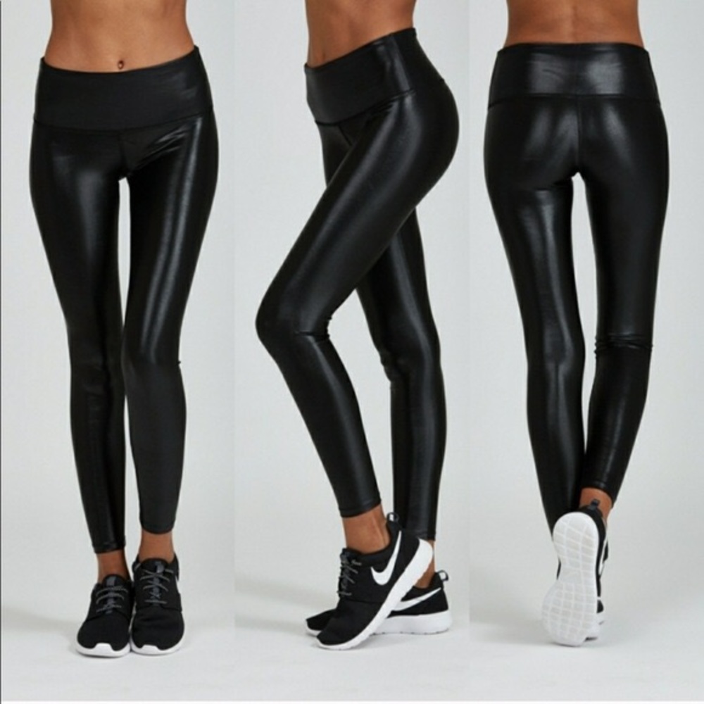Noli black small liquid leggings NWT!